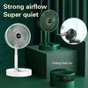 USB Rechargeable Folding Fan Household Telescopic Fan Low Noise High Battery Life Standby Mini Electric Fan