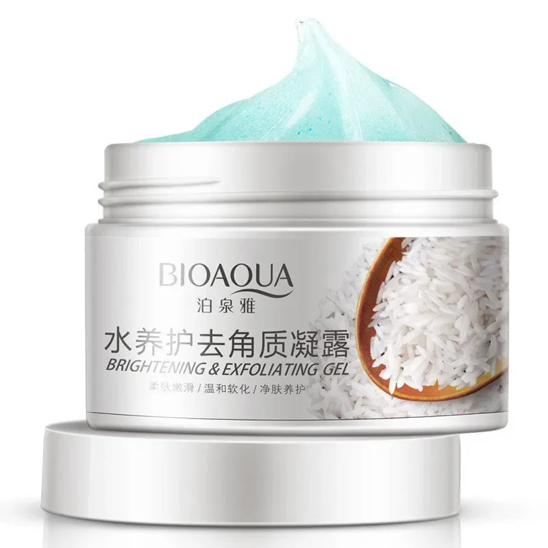 New 2025 BIOAQUA Facial Cleanser Natural Facial Exfoliator Exfoliating Brightening Peeling Cream Gel Face Scrub Removal