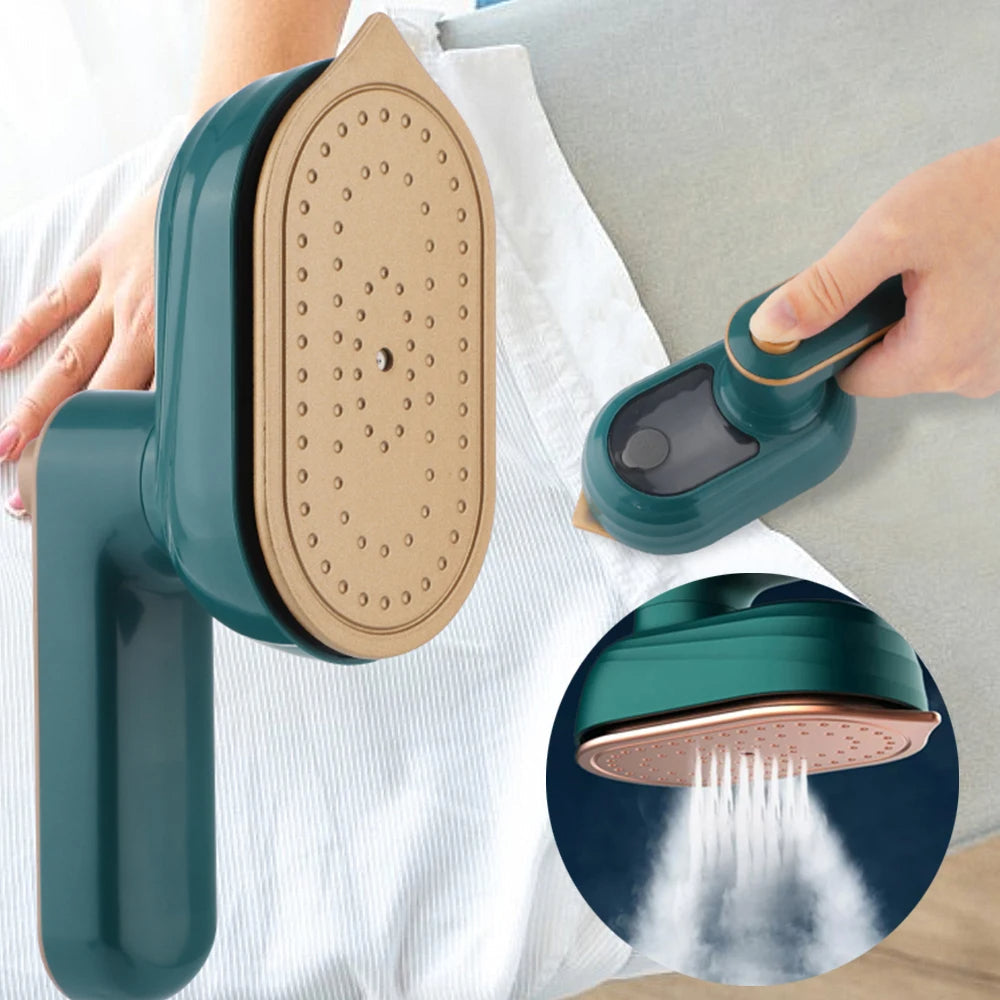 Handheld Mini Ironing Machine Portable Rotary Ironing Machine Wet and Dry Steam Iron For Home and Traveling